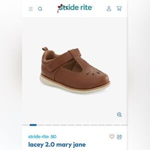 New Stride Rite Tan Mary Jane Sandals  for baby/ toddler girl